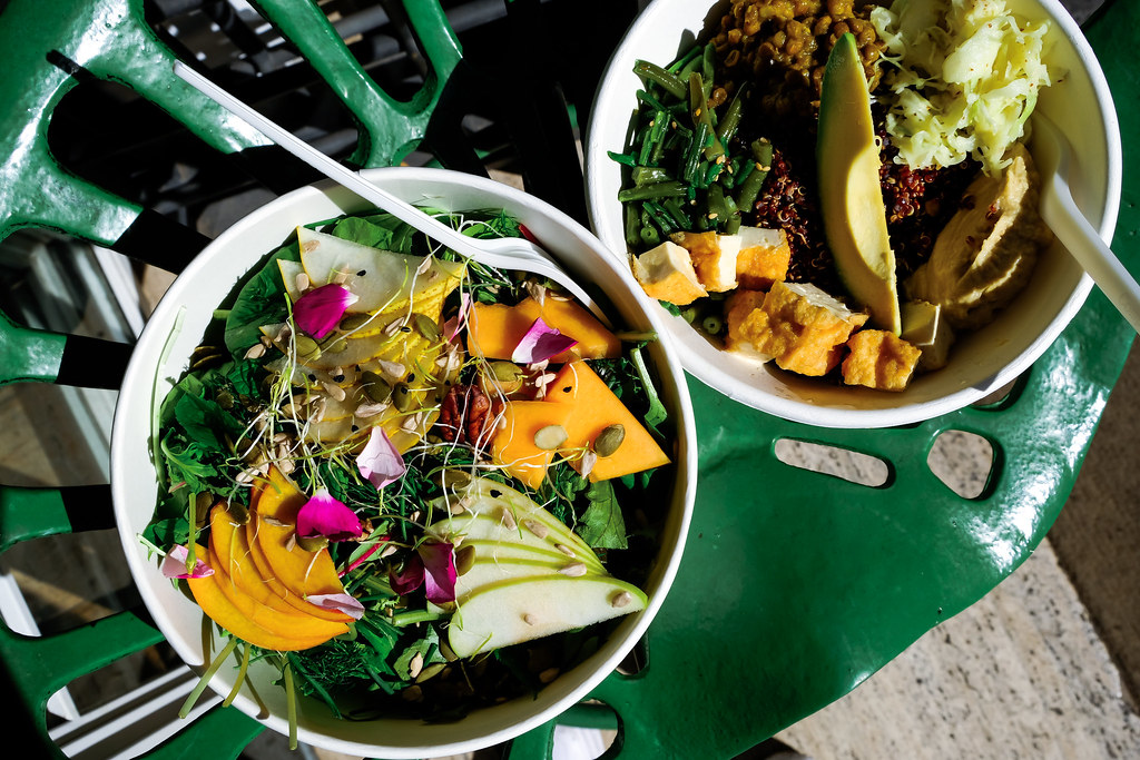 A bowl of fresh salad