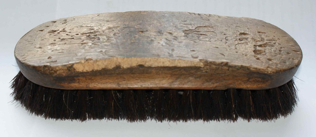 A natural bristle brush