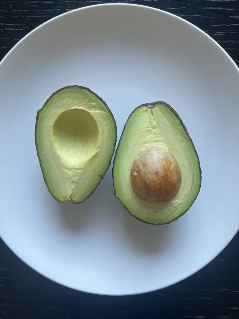 Avocado halves