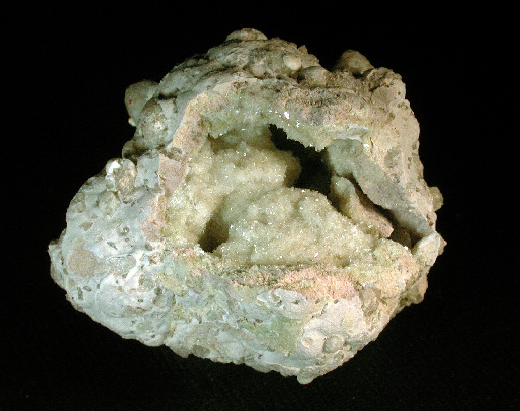 A specimen of clinoptilolite, the zeolite mineral sold as a supplement