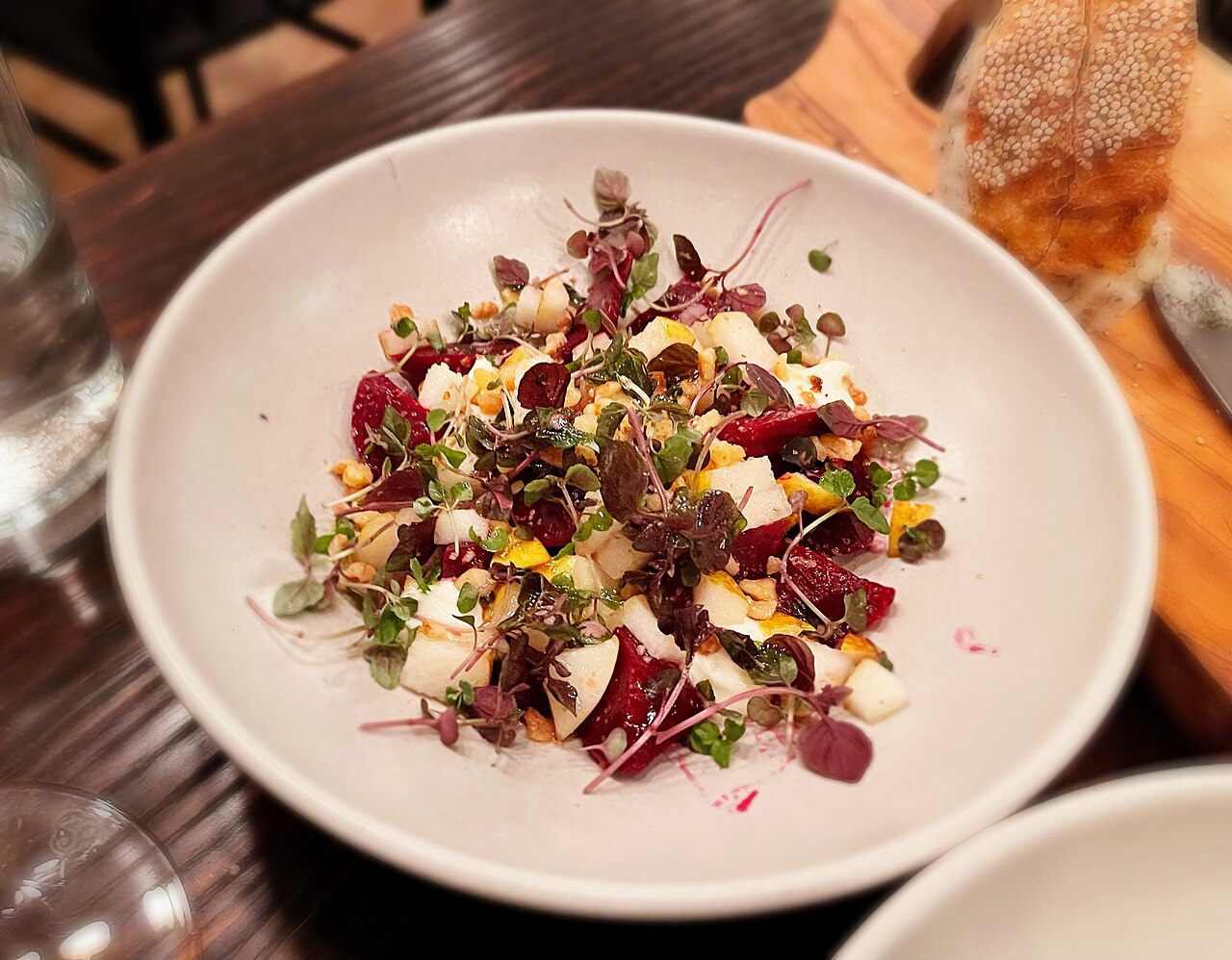 Fresh beetroot with leaves