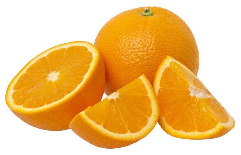 A whole orange and orange segments